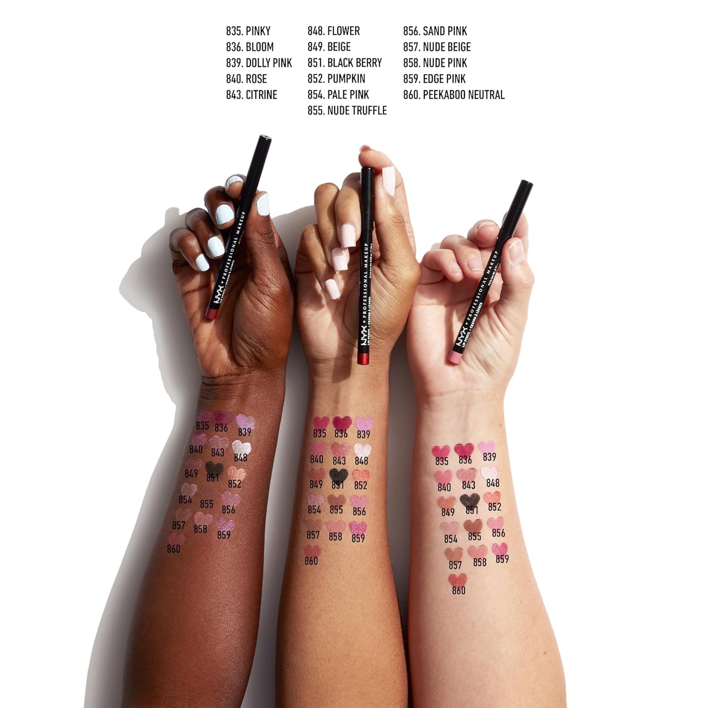 Slim Lip Pencil, Long-Lasting Creamy Lip Liner - Espresso
